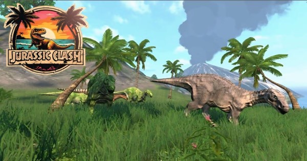 Hóa thân thành khủng long trong game Jurassic Clash Primal Dino Sim