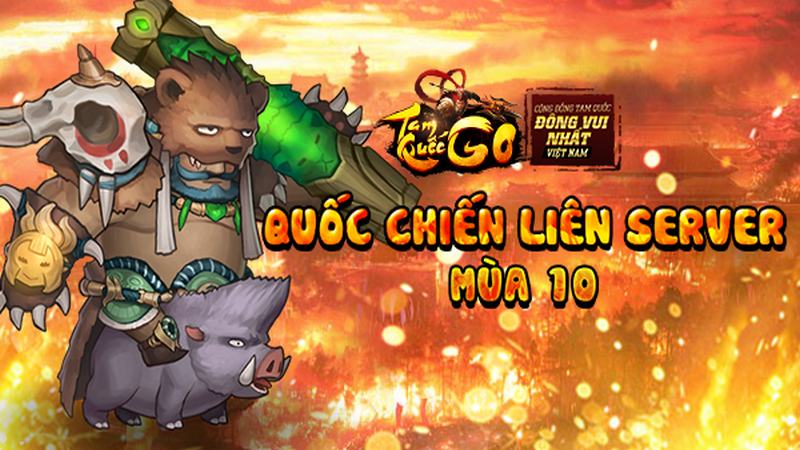 Khởi động Quốc Chiến mùa thứ 10, Tam Quốc Go gửi tặng độc giả 300 Giftcode