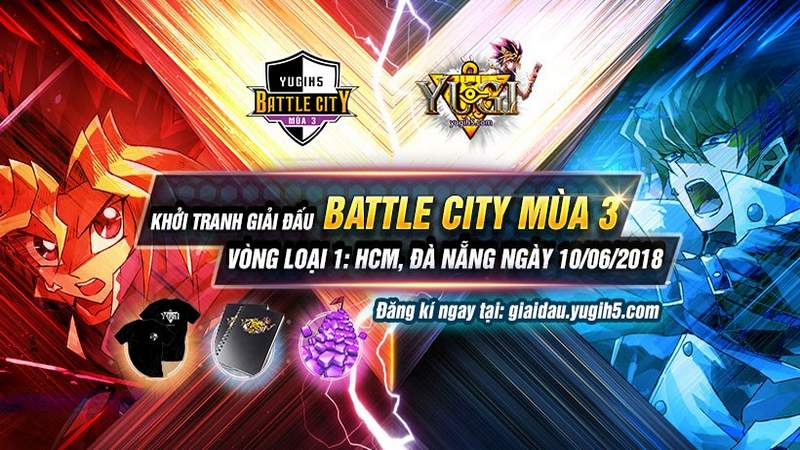 Battle City 3 - Bước tiếp hành trình giải đấu Bài ma thuật Yugi H5