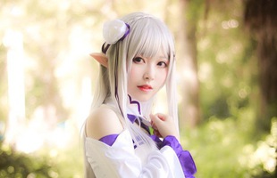 Cùng ngắm cosplay nàng công chúa tóc trắng Emilia cực dễ thương trong Re:Zero