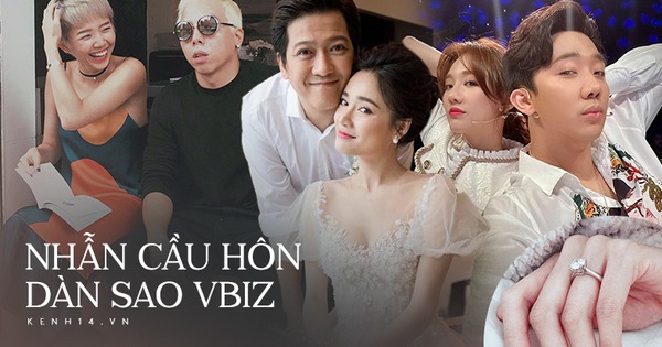 Soi cận nhẫn cầu hôn của sao Vbiz: Toàn đính kim cương 