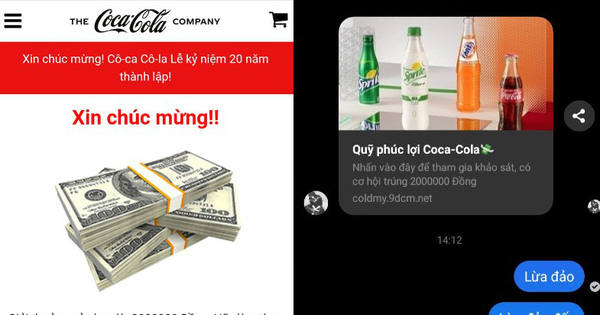 Cảnh báo: Xuất hiện đường link giả mạo Quỹ phúc lợi Coca-Cola trên Facebook, nhiều người dùng sập bẫy, tài khoản bị 