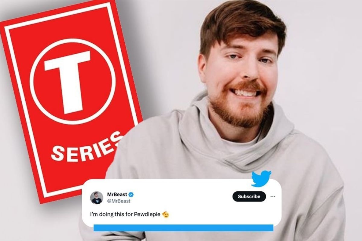 Mr.Beast báo thù thành công cho PewDiePie sau khi vượt mặt T-Series trong cuộc đua subcribe