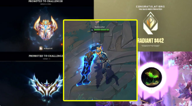 Thêm một game thủ được Riot Games tặng skin hiếm khi lập “kỷ lục” trong LMHT