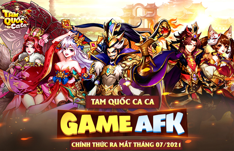 Tam Quốc Ca Ca - Game Tam Quốc AFK cực hot chính thức xuất hiện: Free 50+ lần quay tướng, tặng quà tới tấp từng ngày, từng giờ