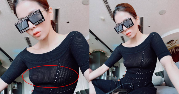 Lệ Quyên mặc váy hiệu nhưng ngồi dáng khó hiểu, vòng 1 lồ lộ như nude 100% gây mất tập trung quá!