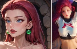 Được AI trùng tu, nữ phản diện khó chiều của Pokémon quyến rũ khó cưỡng
