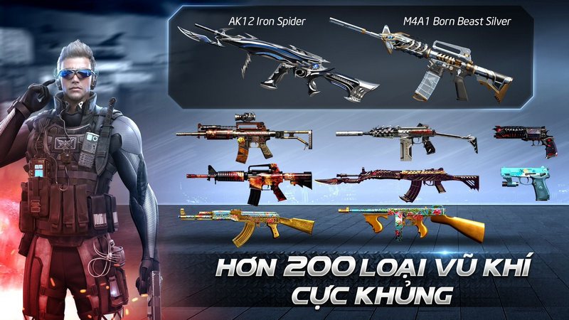 CrossFire: Legends: Giải mã sức mạnh bộ đôi vũ khí M4A1-Born Beast Silver và Anaconda-Born Beast