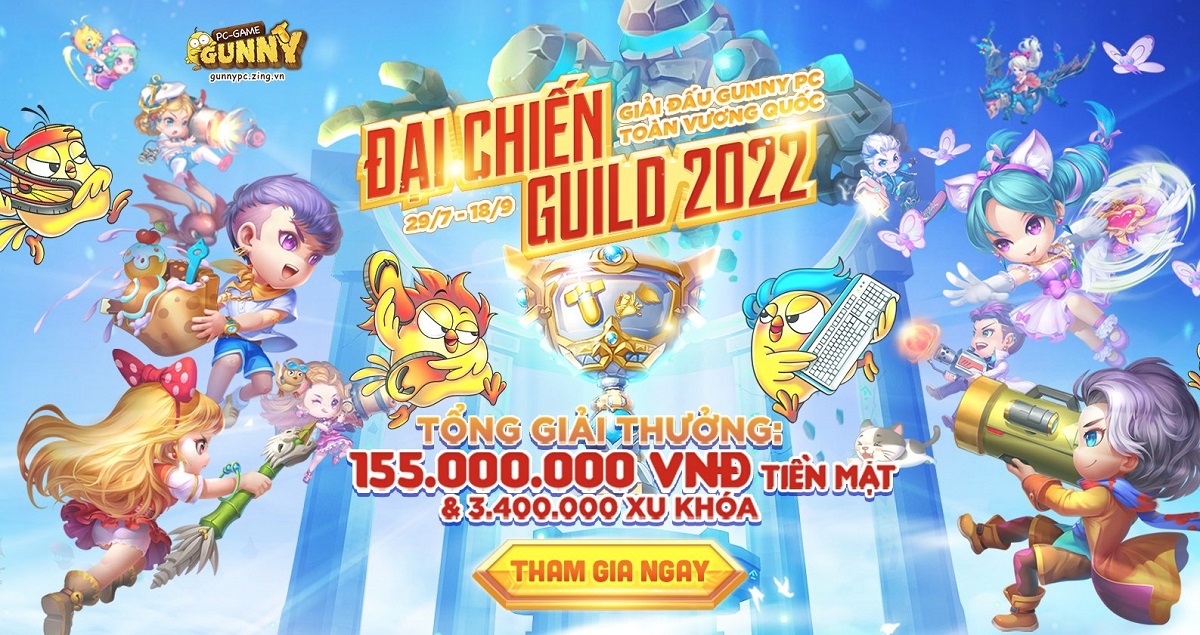 Giải đấu Đại Chiến Guild 2022 ác liệt nhất năm của Gunny PC chao đảo cộng đồng