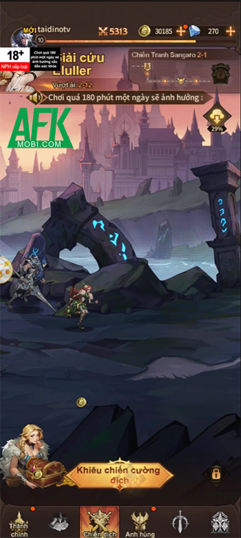 Liên Minh Valkyrie game đấu tướng chủ đề fantasy phương Tây thời Trung Cổ về Việt Nam
