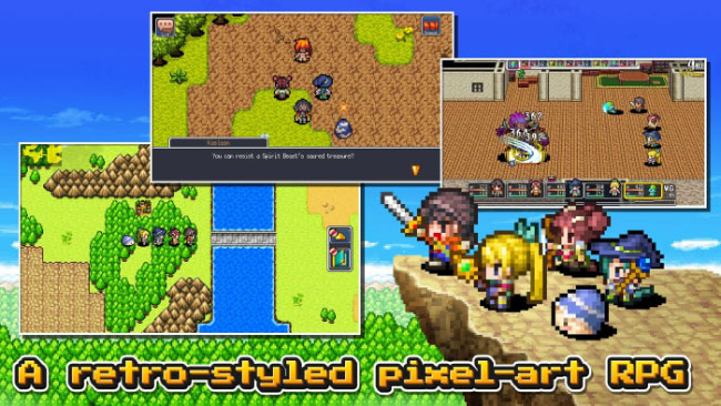 Dragon Spira – JRPG cổ điển cập bến di động