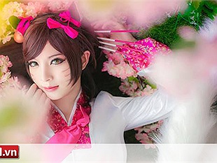 Cosplay Ahri Hàn Triều xinh đẹp mê hồn, hôn gió trúng là game thủ ngã ra liền