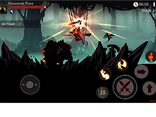 Shadow of Death: Game mobile chặt chém với thiết kế như một game đối kháng thực thụ