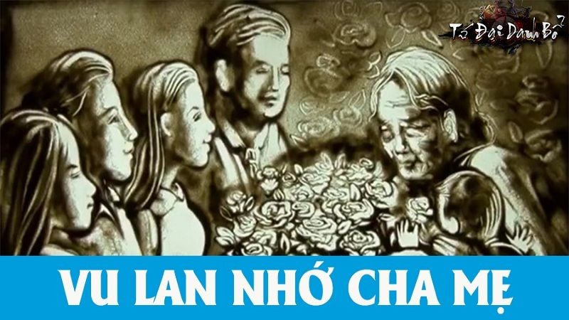 Vu Lan báo hiếu, game thủ Tứ Đại Danh Bổ khoe ảnh cha mẹ