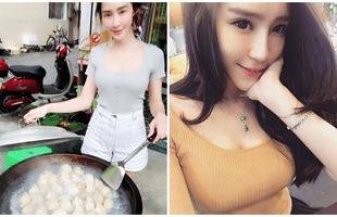 Nhờ ngoại hình nóng bỏng, cô gái bán bánh bao bỗng dưng kiếm bộn tiền, có khách còn đặt hẳn 10.000 cái