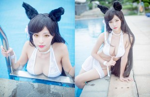 Xịt máu mũi khi ngắm loạt ảnh cosplay nàng Atago siêu gợi cảm trong tựa game Azur Lane