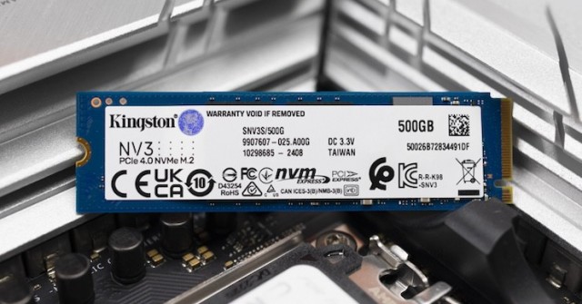 Kingston giới thiệu ổ cứng SSD NV3 nhỏ gọn, tốc độ 6.000MB/giây