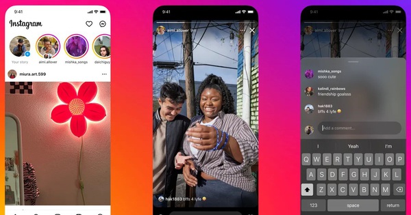 Instagram cho phép người dùng bình luận trên Stories