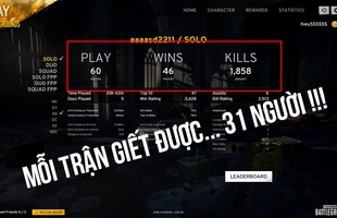 Bức ảnh minh chứng cho tệ nạn hack nhức nhối của PUBG hiện tại: Chơi 60 trận kill... 1858 mạng