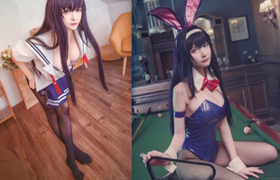 Chảy máu mũi với loạt ảnh cosplay cô nàng Kasumigaoka Utaha khoe vòng 1 nở nang