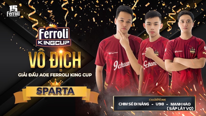 Ngược dòng cảm xúc, Sparta lên ngôi vô địch Ferroli King Cup 2020