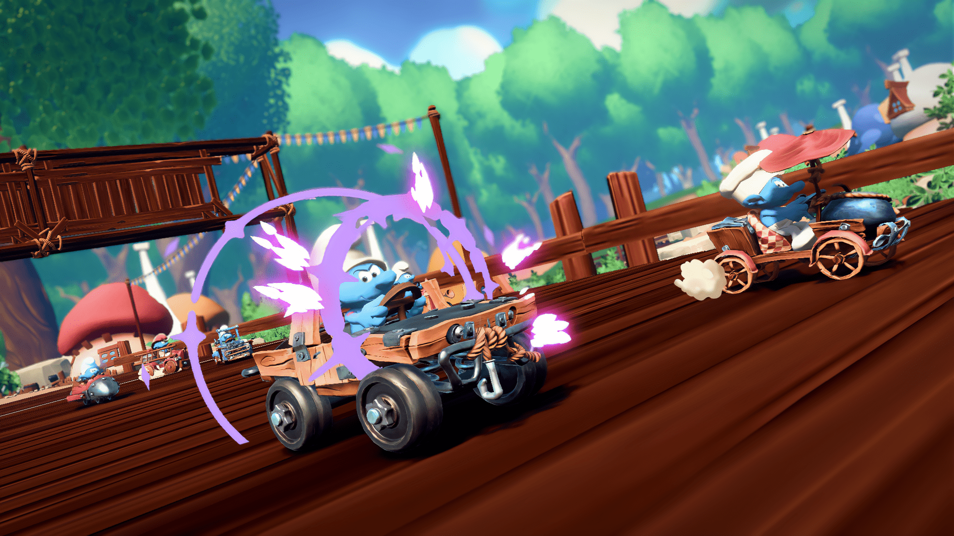 Smurf Kart - Tựa game đua xe cùng 'Xì Trum' với những cơ chế mới lạ trong đoạn trailer mới nhất