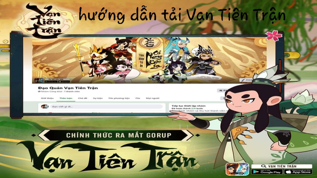 Hướng dẫn tải game Vạn Tiên Trận