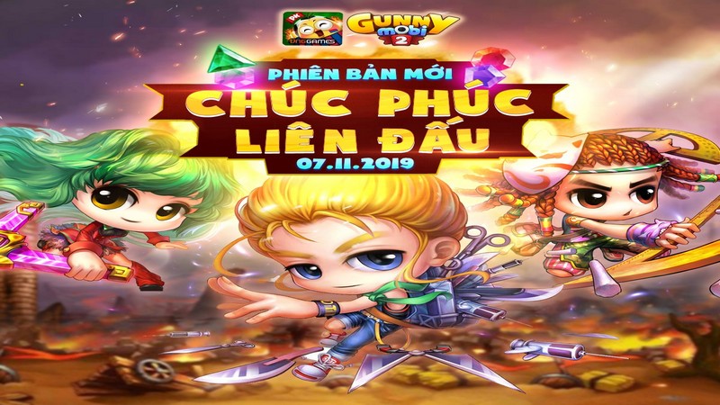 Gunny Mobi ra mắt phiên bản mới Chúc Phúc Liên Đấu chuẩn bị đón sinh nhật 5 tuổi