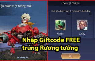 Garena tặng FREE Giftcode, game thủ Liên Quân cứ nhập mã là trúng ngay Rương tướng tự chọn