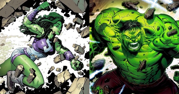 Điểm khác nhau lớn nhất trong sức mạnh giữa Hulk và She-Hulk