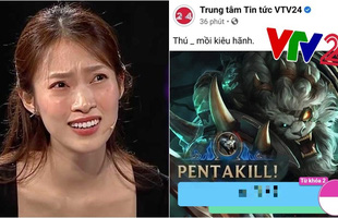 CĐM sốc nặng: Fanpage VTV24 vui tính dùng ảnh tướng LMHT được Pentakill để thách đố ghép từ tiếng Việt