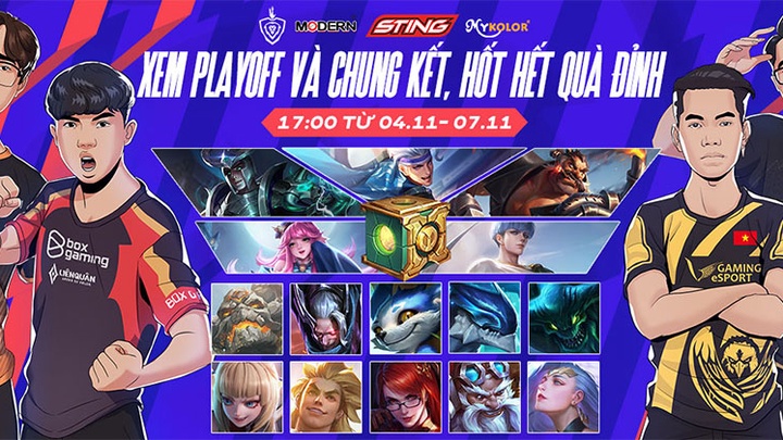 Sự kiện Liên Quân 7/11: Nhận giftcode khi theo dõi Playoffs ĐTDV