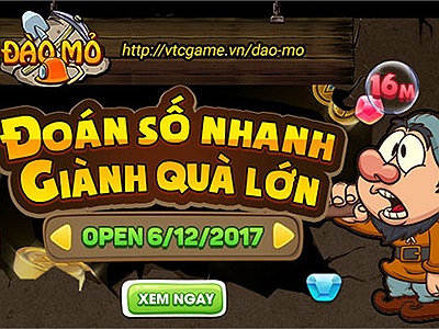 VTC Game chính thức ra mắt game Đào Mỏ, đoán số nhanh, giành thưởng lớn