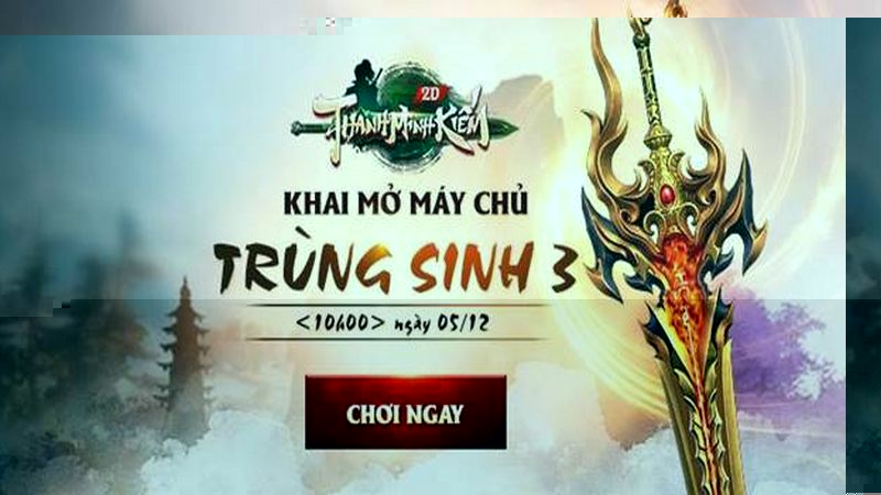 Thanh Minh Kiếm tặng hàng ngàn Giftcode nhân dịp mở máy chủ mới Trùng Sinh 3