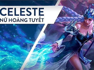 Nhà phát hành tựa game Mobile Vainglory giới thiệu trang phục Celeste Nữ Hoàng Tuyết đẹp mê hồn