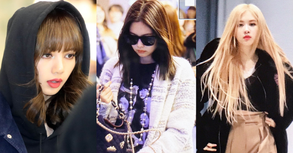 BLACKPINK đúng là nữ hoàng sân bay: Lisa xinh gì mà xinh thế, Jennie và Rosé thần thái như tổng tài