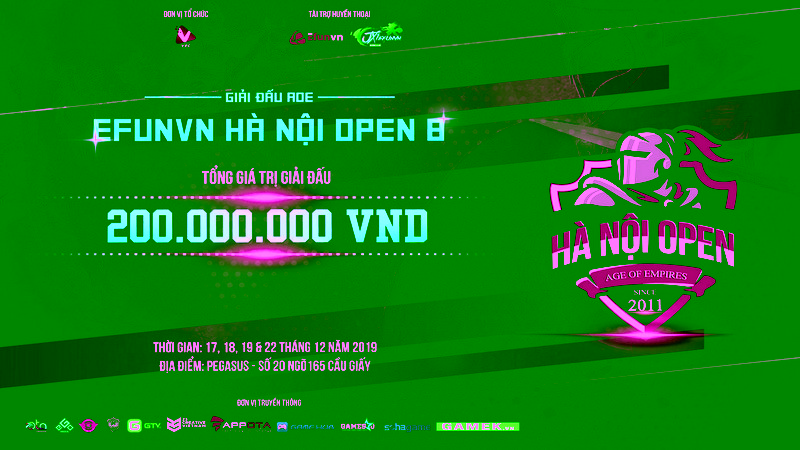 EFUNVN HÀ NỘI OPEN 8 CHAMPIONSHIP – Ngày hội tôn vinh bản sắc AoE Việt Nam!