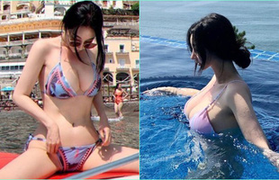 Ngồi trên xuồng tạo dáng, hot girl khiến dân mạng hoài nghi 'không biết làm nghề gì?'