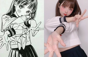 Anime chưa ra mắt, các fan đã thi nhau cosplay nữ waifu dễ thương Akebi trong siêu phẩm đầu năm 2022