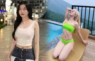 Diện đồ bó sát, hot girl khán đài được khen 