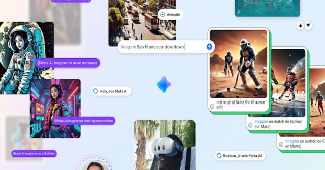 Vẽ ảnh AI miễn phí bằng công cụ của "cha đẻ" Facebook tại Meta.ai