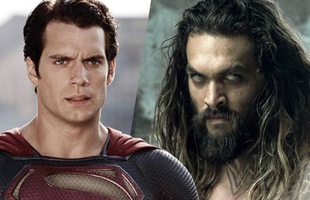 Superman bất ngờ hóa thân thành Aquaman cầm dĩa để cổ vũ cho người bạn thân Jason Momoa