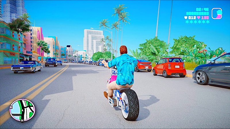 Trợn tròn mắt khi Vice City được Mod với đồ họa của GTA 5