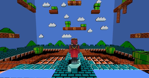 Game thủ tạo game Super Mario Bros 3D trong Minecraft mà không dùng mod, thậm chí có thể chơi được