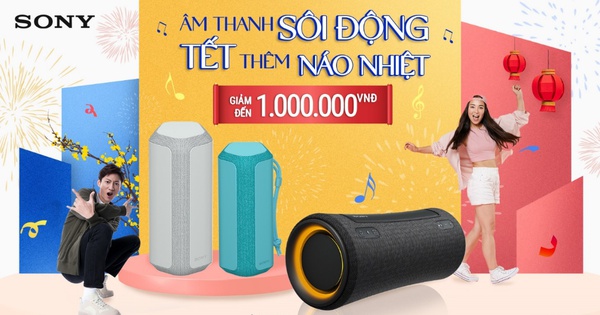 Tưng bừng đón Tết với khuyến mãi cực đỉnh dành cho loa và tai nghe Sony