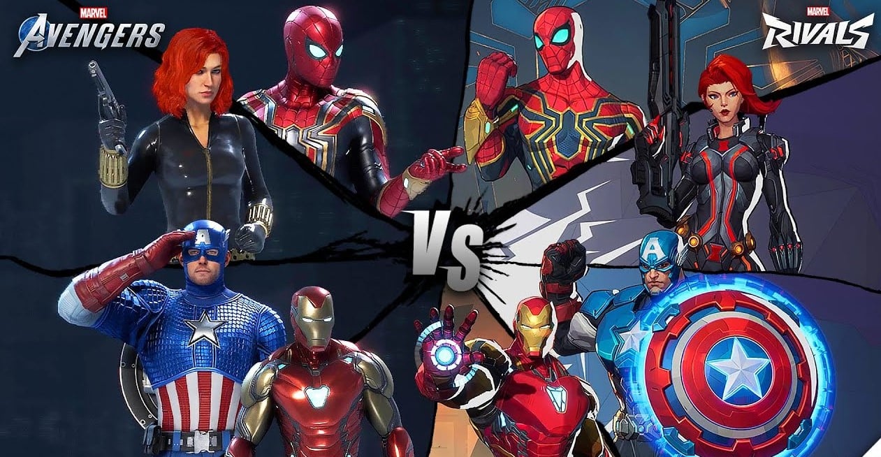 Marvel Rivals vs Marvel Avengers: Sự khác biệt giữa thiết kế nhân vật của ngành game phương Đông và Tây