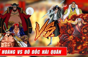 One Piece: Những lý do thuyết phục cho thấy sức mạnh của các Tứ Hoàng mạnh hơn các Đô Đốc Hải Quân rất nhiều