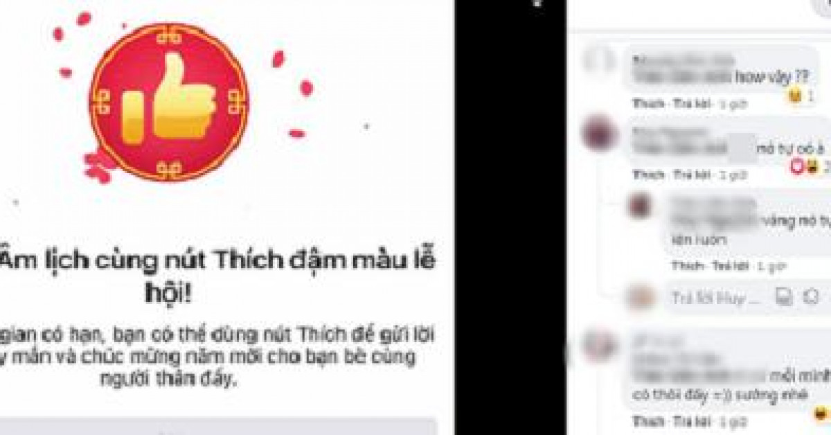 Mách bạn cách bật nút Like đỏ chào đón xuân Tân Sửu trên Facebook