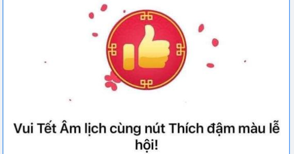 Xôn xao hình ảnh Facebook cập nhật nút Like đỏ đón Tết, bạn đã có chưa?