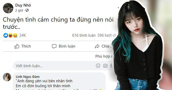 Người yêu cũ đăng status ẩn ý, Linh Ngọc Đàm vào cảm thán 